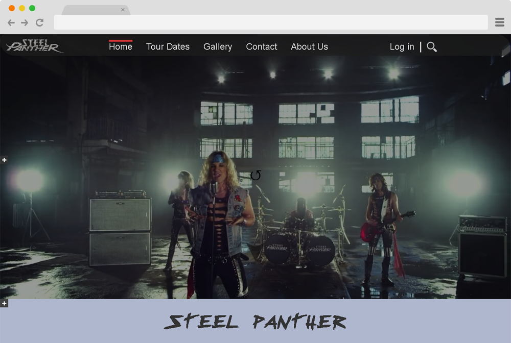 Steel Panther Site